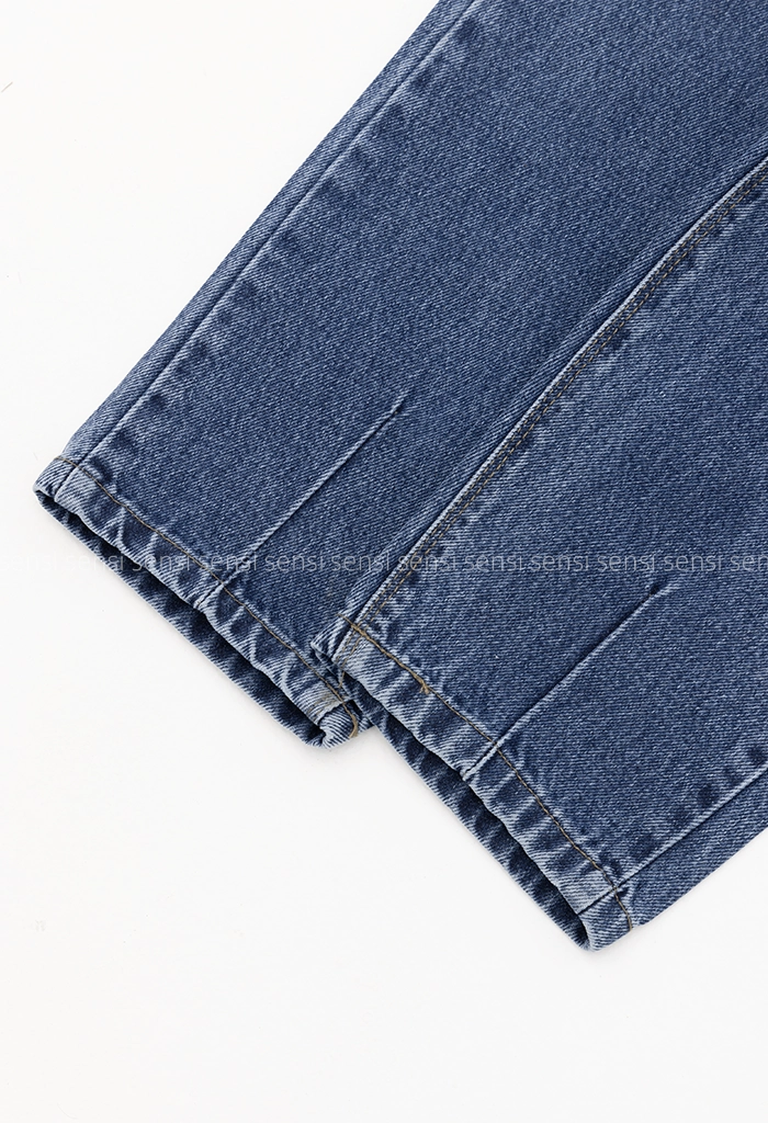 شلوار جین مام سایز بزرگ پشت کش کد1005169